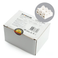 Самозажимная 3-х контактная клемма STEKKER LD900-003 39881