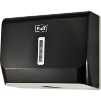 Диспенсер бумажных полотенец Puff черный, ABS-пластик 5130Bl 1402.004