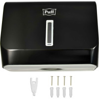 Диспенсер бумажных полотенец Puff черный, ABS-пластик 5130Bl 1402.004