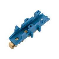 Нулевая N шина c изолятором ЮПИТЕР на DIN-рейку 6x9мм 8 групп большая стойка JP7209-02