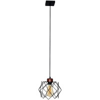 Подвесной светильник ЭЛЕТЕХ Сигма 211 черный муар медь НСБ 01-60-161 Е27 ИУ 1005404793