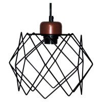 Подвесной светильник ЭЛЕТЕХ Сигма 211 черный муар медь НСБ 01-60-161 Е27 ИУ 1005404793