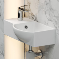Подвесной умывальник Ceramicanova Element прямоугольный, с крепежом 400x220x120 мм CN6039R