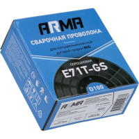 Проволока сварочная порошковая E71T-GS 0.8 мм, 1 кг ARMA E71TGS0801