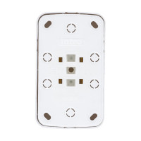 Розетка Intro Polo 3-203-01 без заземления двойная 2x2P, 16A-250В, IP20, открытая установка, белый, Б0053565