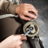 Набор комбинированных гаечных ключей DELI с трещоткой 8-19 мм/8 шт DL140108T (Сталь 40Cr, материал трещотки 50bv30, 72 зуба, пластиковый держатель) 98318