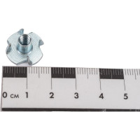 Крыльчатая мебельная забивная гайка DINFIX DIN 1624, оцинкованная, М5, 50 шт. 00-00002841