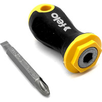 Отвертка Felo Ergonic Stubby с двухсторонней битой SL5.5хPH2, 60 мм 46926010