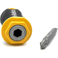 Отвертка Felo Ergonic Stubby с двухсторонней битой SL5.5хPH2, 60 мм 46926010