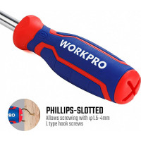 Отвертка 6 в 1 WORKPRO WP221046