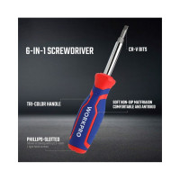 Отвертка 6 в 1 WORKPRO WP221046
