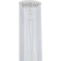 Линейный накладной светильник Uniel ULO-C40B T8x2/L124 IP40 WHITE UL-00010108