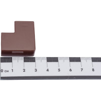 Поворот EKF Plast PROxima, 90 градусов, 15х10, 4 шт, под темное дерево abd-15-10x4