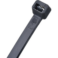 Пластмассовый хомут BTI черный 400/7, 100 шт. 87 151 8x400