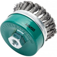 Щетка чашка усиленная косичка 100 мм, M14 для УШМ ВОЛАТ 81040-100