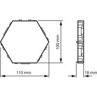 Светодиодный модульный светильник Uniel ULE-H77-3,5W/3000K/12V WHITE UL-00009654