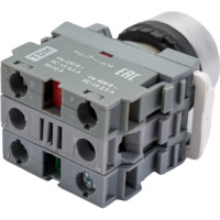 Кнопка с фиксацией TDM ELECTRIC MP2-21Y (LED; в сборе; диаметр 22 мм; 1з+1р; 24В; желтая) SQ0747-0027