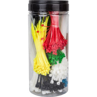 Кабельные стяжки Airline нейлон, цвет., 650 шт. ADTC002