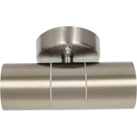 Садовый светильник HOROZ ELECTRIC 075-008-0002 HL266 2x35W Матхром GU10 220-240V MANOLYA-2 HRZ00002482