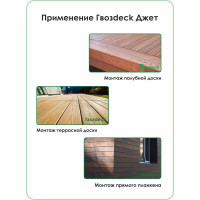 Инструмент Гвозdeck Джет для доски 110-150 мм, упак. 1 шт., бита (Torx15, 85 мм) в комплекте TOOL01WG01