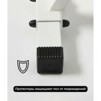 Скамья для жима BARFITS черная/белая м046