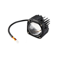 Светодиодная фара SKYWAY off road прямоугольная 12v/24v, 15w, 6000k/3000k, 2 диода S07201129