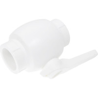 Шаровой кран EVER PLAST 40 ручка PP-R БЕЛЫЙ Россия 543244