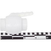 Шаровой кран EVER PLAST 40 ручка PP-R БЕЛЫЙ Россия 543244