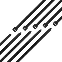 Хомут стяжка нейлоновая SUPRLAN 3,6х200мм черная UV /100pcs/ 06-1012