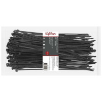 Хомут стяжка нейлоновая SUPRLAN 3,6х200мм черная UV /100pcs/ 06-1012