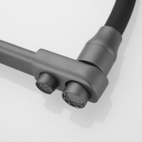 Смеситель для кухни ROSE с подключением к фильтру питьевой воды, темно-серый R558Y