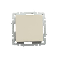 1-клавишный выключатель IEK Brite 10а вс10-1-0-бркр бежевый BR-V10-0-10-K10