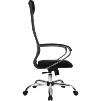 Кресло МЕТТА SU-B-10 подлокотники 131, основание 003, темно-серый z312458251