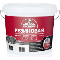 Краска резиновая трещиностойкая ЭКСПЕРТ красно-коричневый RAL 3009 5 л 29835