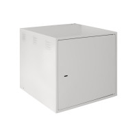 Настенный антивандальный шкаф сейфового типа 12U серый NETLAN EC-WS-126060-GY
