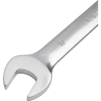 Комбинированный ключ трещоточный с шарниром 17мм AV Steel  AV-315217