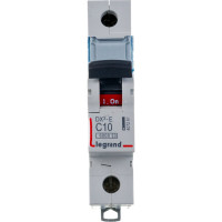 Автоматический выключатель Legrand DX³-E 6000 6 кА тип характеристики C 1П 230/400 В~ 10 А 1 модуль 407261