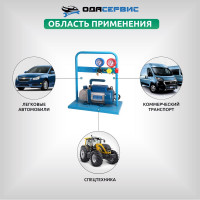 Комплект для заправки кондиционеров ОДА Сервис standart AC-2024