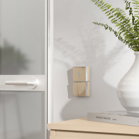Выключатель WERKEL W5020110 двухклавишный с подсветкой Gallant шампань рифленый a051043