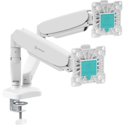 Настольный кронштейн для двух мониторов 13-32 дюймов ONKRON G160 White G160W