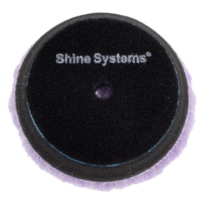 Круг полировальный из лилового меха Lila Wool Pad 75 мм Shine systems SS568