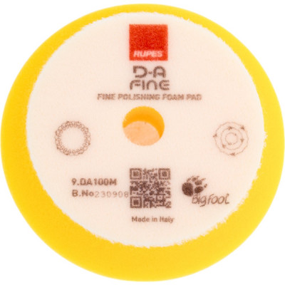 Круг полировальный поролоновый финишный (желтый) RUPES, 80/100 мм 9.DA100M В0000000190367