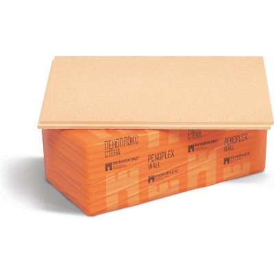 Экструдированный пенополистирол PENOPLEX Стена 100x585x1185 мм, в упаковке 4 шт. TU0-0002919