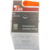 Реле ABB CR-M230AC4L 6А 220В 4ПК CR-M с индикацией без розетки (10шт) 1SVR405613R3100