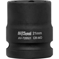 Головка ударная шестигранная (21 мм; 1/2DR) AV Steel AV-720021