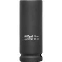 Головка ударная шестигранная удлиненная (21 мм; 1/2DR) AV Steel AV-720121