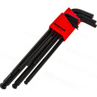 Набор из 9 черных ключей с шариком BONDHUS XL 1.5-10mm 16099