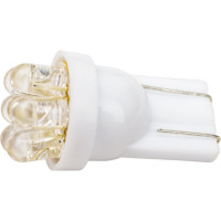 Автолампа диод SKYWAY T10*W5W* 12V 7 LED Блистер без цоколя 1-конт Белая компл. 2 шт. Габариты, S08201345