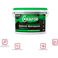Фасадная особопрочная краска Krafor в/д 40 кг 30224