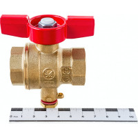 Шаровой кран для зонда Giacomini с вн/вн резьбой, 3/4 R851TY104